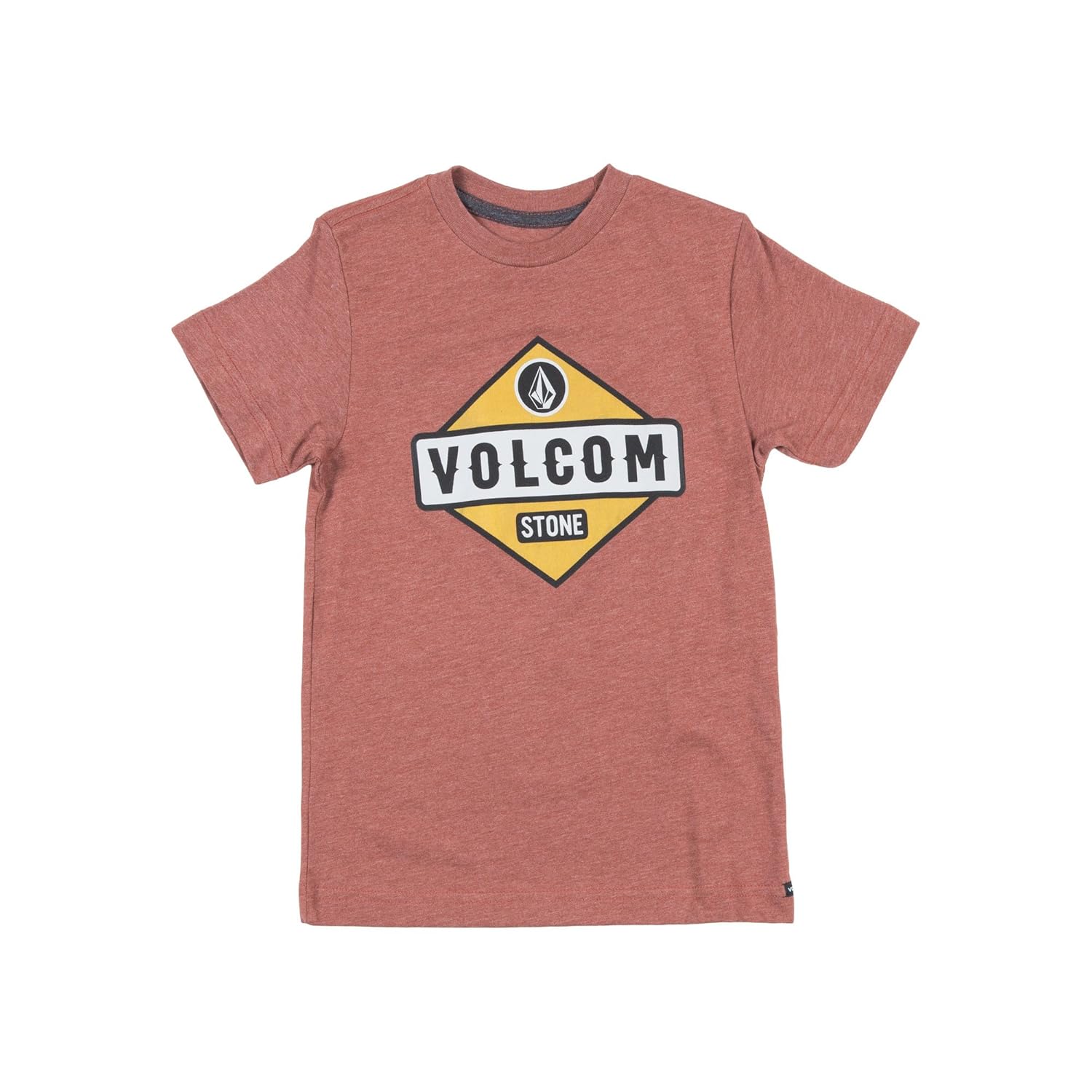 Buy Baby Little Boys' Caution Short Sleeve Tee Youth, Dark Clay