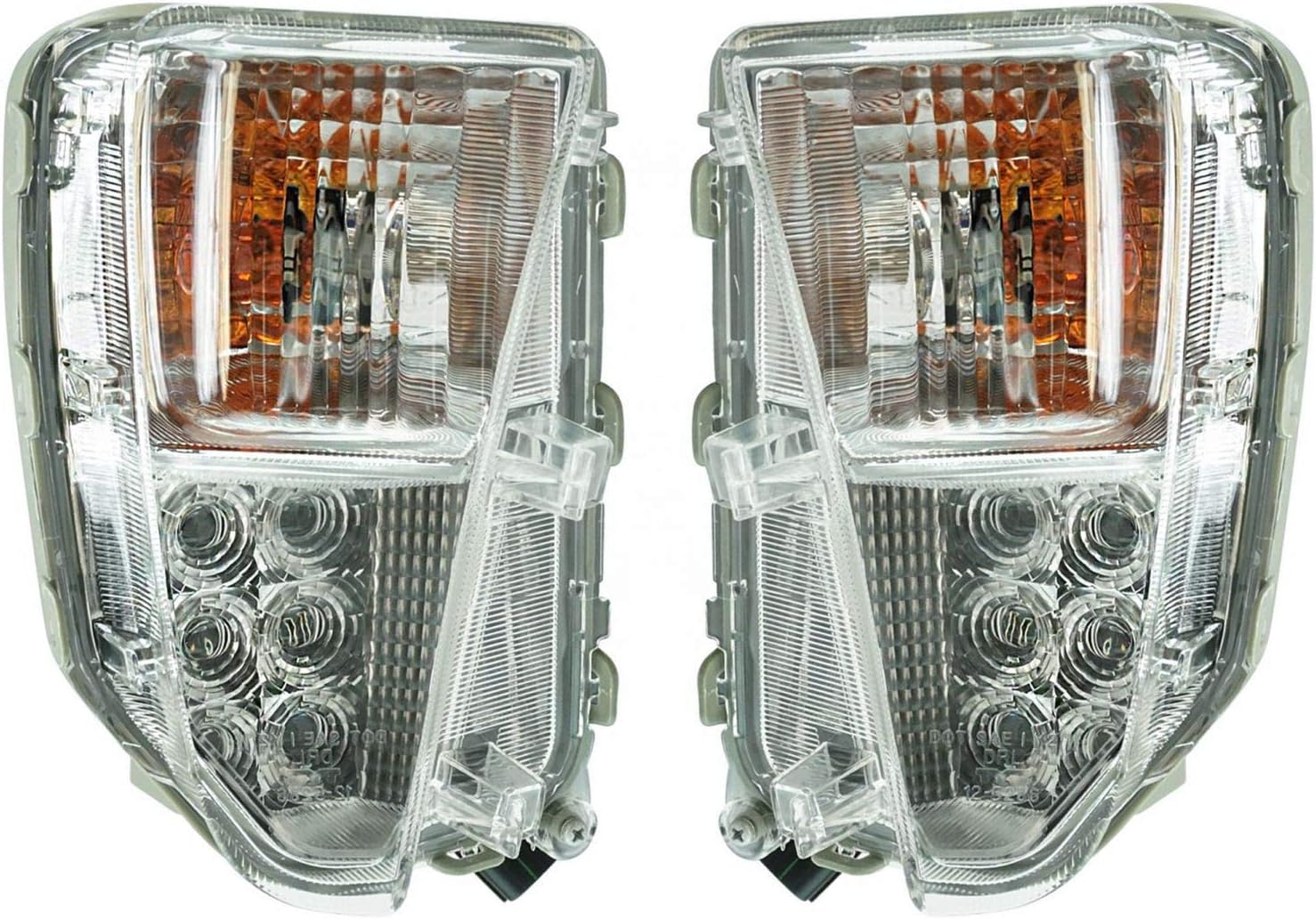 Parking Turn Signal Light Lamp Front Pair Set of 2 for