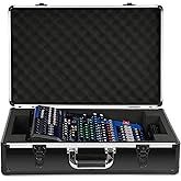 ANALOG CASES Case for Yamaha MG12XU - Ultra-Lightweight UNISON Hard Case | Ultra-Lightweight and Durable Aluminum Case, Die-Cut Foam Padded Interior With Cable Storage Space, Comfortable Padded Handle