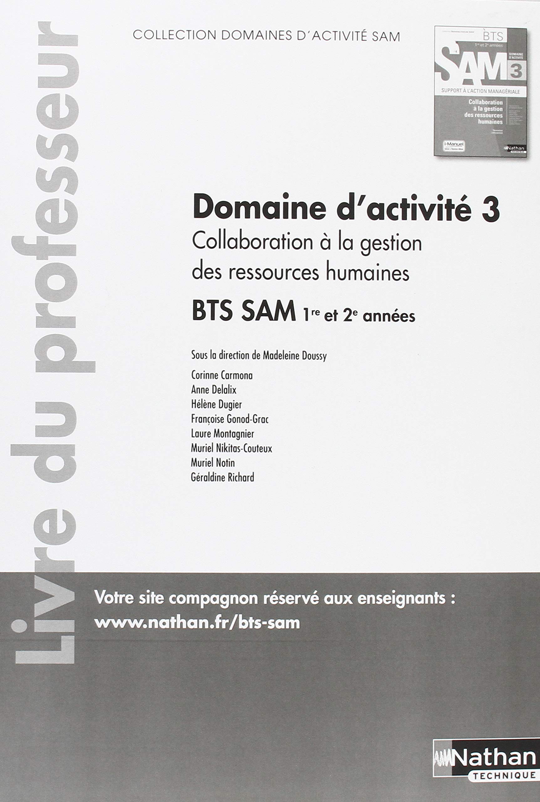 Bts Sam Collaboration à La Gestion Des Ressources Humaines Corrigé