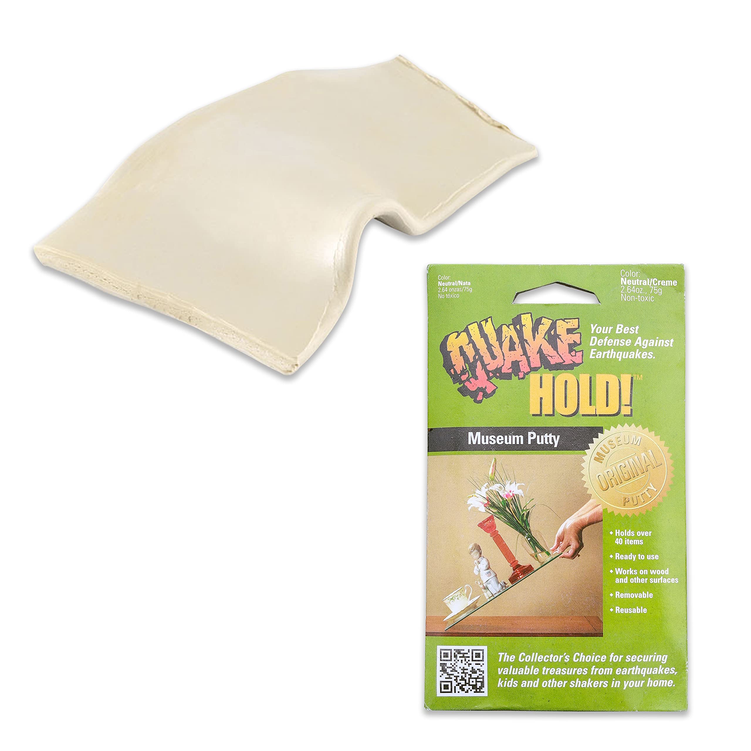 Photo 1 of Quakehold! 88111 Museum Putty Neutral 2.64 Oz.