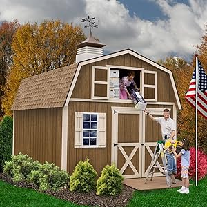 Best Barns Millcreek 12' X 20' Wood Shed Kit