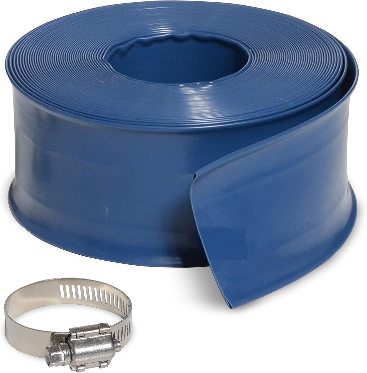 Milliard 50 ft Heavy Duty Backwash Hose, Great for Water Disposal - Weather and Chemical Resistant - 2 inch Diameter : Garden & Outdoor