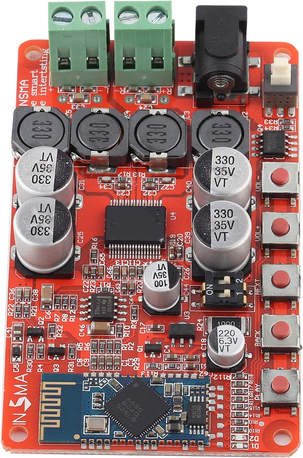 Bluetooth Stereo Amplifier Module TDA7492P 50W x 2 Dual Channel Wireless Audio Amplifier for Boomboxes Robotics Speakers Radios