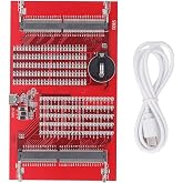 2 in 1 Slot RAM Memory Diagnostic Tester Card DDR5 DDR4 Memory Tester with LED Light for Laptop Desktop and Server Computers for DDR5 DDR4 Memory Maintenance