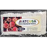 India Puja Cotton Wicks Religous Long Jyot Bati Akhand Oil Lamp Diya Diwali Lighting by ATCUSA