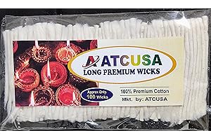 India Puja Cotton Wicks Religous Long Jyot Bati Akhand Oil Lamp Diya Diwali Lighting by ATCUSA