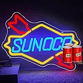 Garage Neon Sign for Wall Decor Oil LED Light Sign Garage Decor Business Neon Signs for Man Cave Garage Auto Repair Shop Vintage Signs Men Wall Decor Garage Decor for Men,Size 13.8*10.5 inches(XD147)