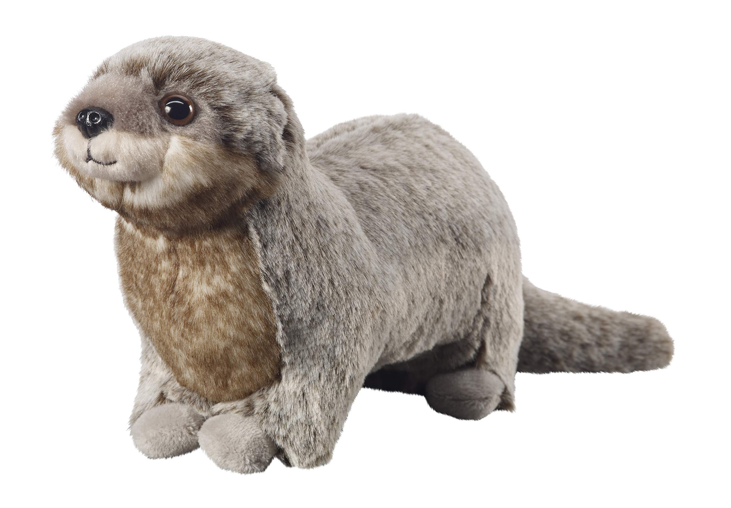 Bauer Spielwaren "Deine Tiere mit Herz Otter Standing: Small Cuddly Toy for Cuddling and Loving, Ideal as a Gift, 27 cm, Brown (12518)