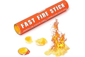 Procamptek Fast Fire Stick - Survival Fire Starting Tinder, Best Firestarter for Emergency, Survival, Campfire, Bushcraft and