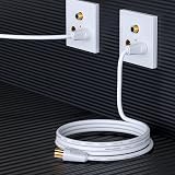 RELIAGINT TV Aerial Cable 1m 75 Ohm Coaxial Lead IEC 9.5mm Male to Male view 3