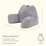 icon Teddy Bear Fluffy Fleece Large Cuddle Cushion Reading Back Support view 5