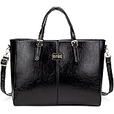 Badgley Mischka Julia Vegan Leather Tote Weekender Travel Bag (Black)