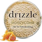 Drizzle Gourmet Raw Honeycomb,100% Pure, All-Natural, No Additives, No Preservatives. 200g