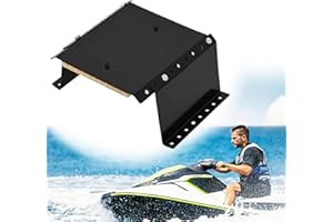 MJ-1-DP Outboard Jack Plate, 4'' Setback Small Engine Jack Plates for Outboard Motors up to 35HP, Adjustable Jackplate with W