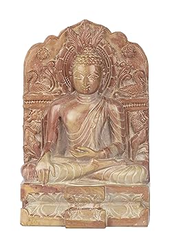 Biswa Bangla Handcrafted Stone Carving Table-top Buddha