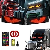 2PC Devil Eyes LED Lights for Car/Truck/SUV Windshield - 23.6"x4.71", App Control, IP68 Waterproof, USB-Powered