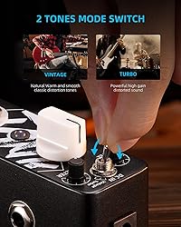 LEKATO Distortion Guitar Pedal, Analog Distortion