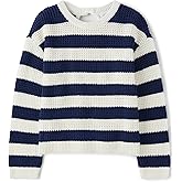 The Children's Place Girls Long Sleeve Crew Neck Pullover Sweater
