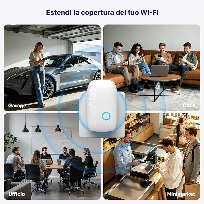 Ripetitore WiFi AC1200, Amplificatore WiFi Dual Band — foto 8 di 8