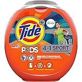Tide PODS 4 in 1 HE Turbo Laundry Detergent Pacs2, 3.62 Pound (61 Count)
