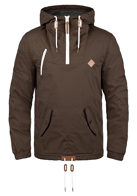 !Solid Till Herren Übergangsjacke Schlupfjacke Herrenjacke mit Kapuze