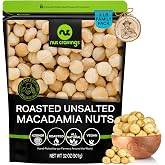 NUT CRAVINGS - Roasted Macadamia Nuts (32oz - 2 LB) No Shell | Bulk Nuts Packed Fresh in Resealable Bag - Healthy Protein Food Snack, Food Assortments Hazelnut, Ready to Eat, No Shell