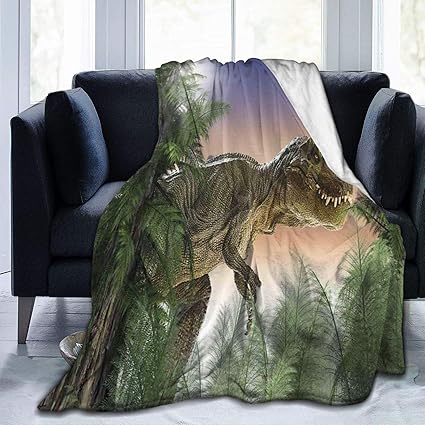 Amazon Lubataga 防寒 毛布 ジャングルの木の恐竜森自然の森怖い捕食者の暴力 おしゃれ 柔らかい 肌に優しい ブランケット あったか 冬用 モフア 洗える 掛け布団 140 0cm ブランケット 毛布 オンライン通販