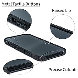 Dockem iPhone 14 Card Case with Built-in Metal
