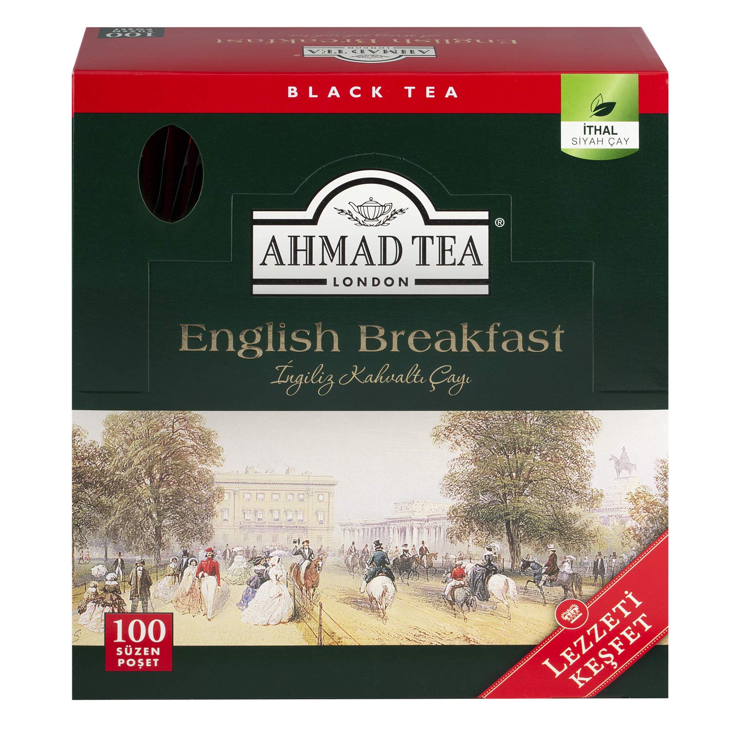 Ahmad Tea English Breakfast Tea, 100 Enveloped Teabags Buy Online in