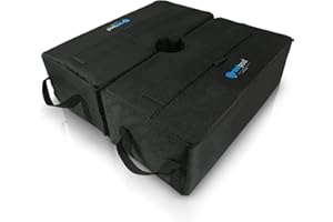 Gravipod DUO Square Detachable Umbrella Base Weight Bags - Up To 110 lbs.