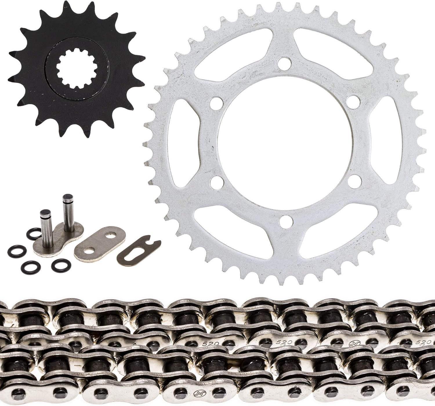 NICHE Drive Sprocket Chain Combo for Yamaha YZFR6 Front 16 Rear 45