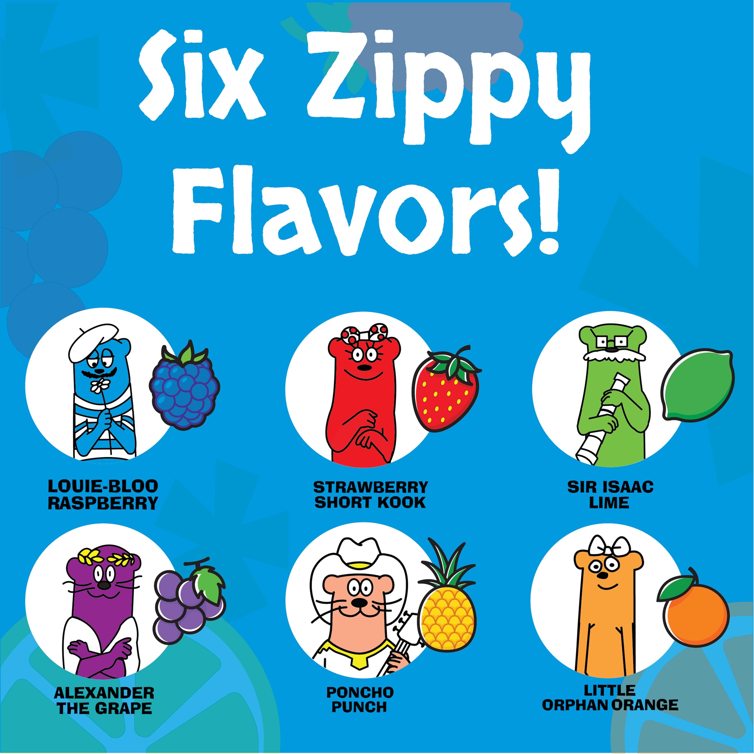 Otter Pops Freezer Ice Bars, 100 Fruit Juice Ice Pops, Original