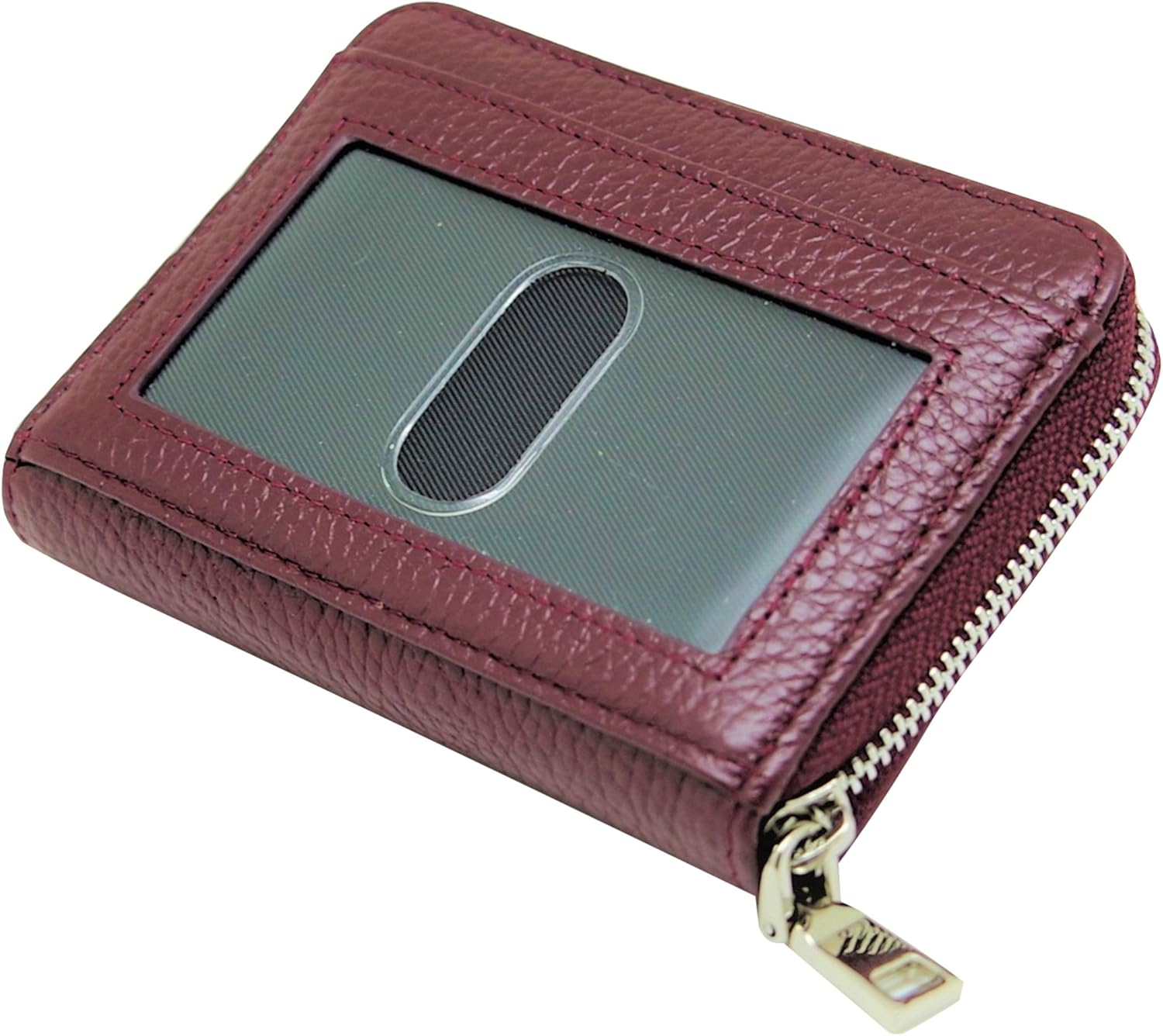 Amazon コインケース 小銭入れ 定期入れ付き 電子マネーも入る カード入れ カードケース 5色 ワインレッド Amore 小銭入れ