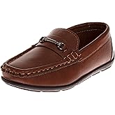 French Toast Toddler Boy Loafers Penny Moccasin School Driving Dress Shoes for Boys Black, Tan, Navy, White Red Size 5-10 Toddlers 11-13 Little Kid 1-5 Big Kid