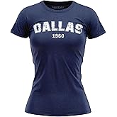 Dallas Shirt for Women, Football Sports T-Shirt Womens Fit Style Apparel