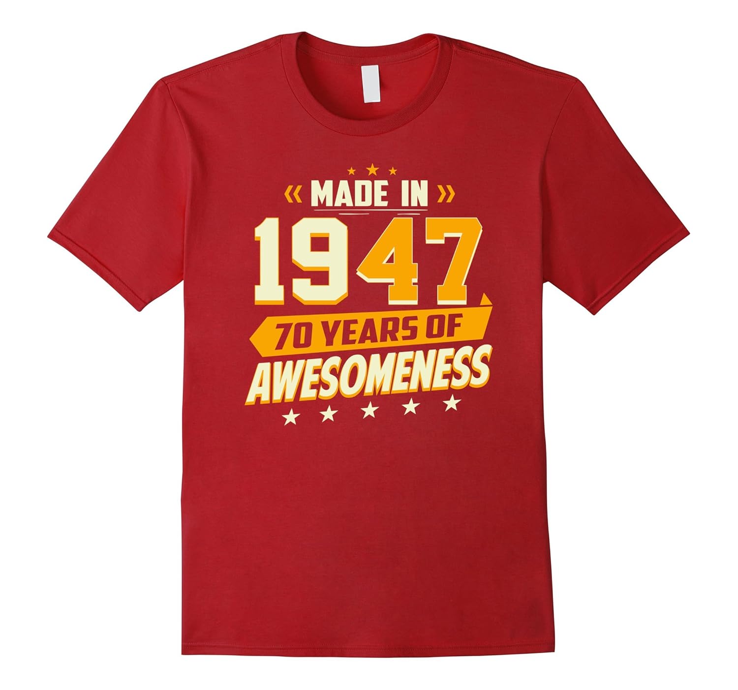 70th Birthday Vintage T-Shirt 70 Year Old Men Women Gifts-ANZ