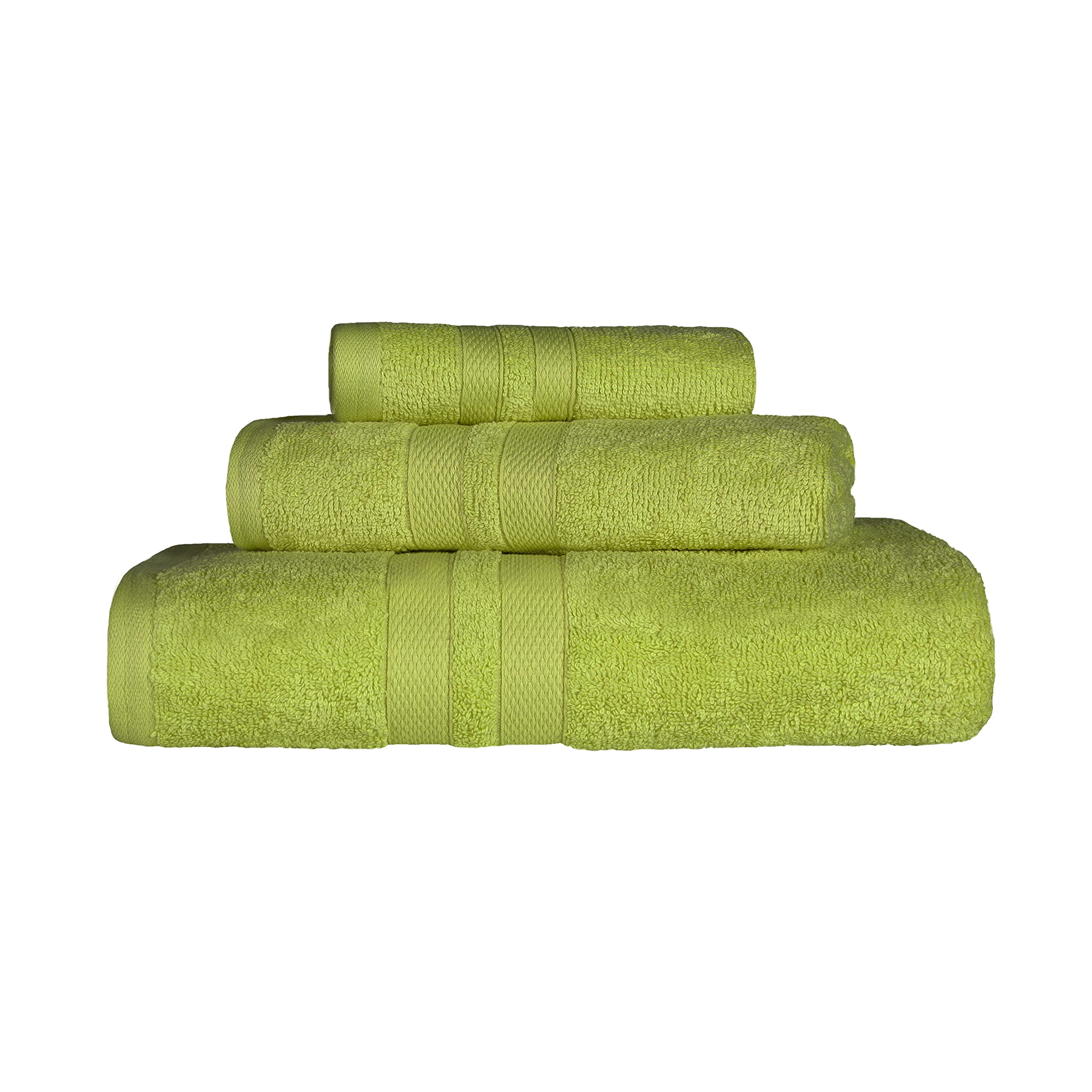 Superior Towel Set, Cotton, Celery, Lot de 6