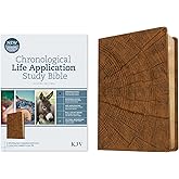 KJV Chronological Life Application Study Bible, Second Edition (LeatherLike, Heritage Oak Camel)