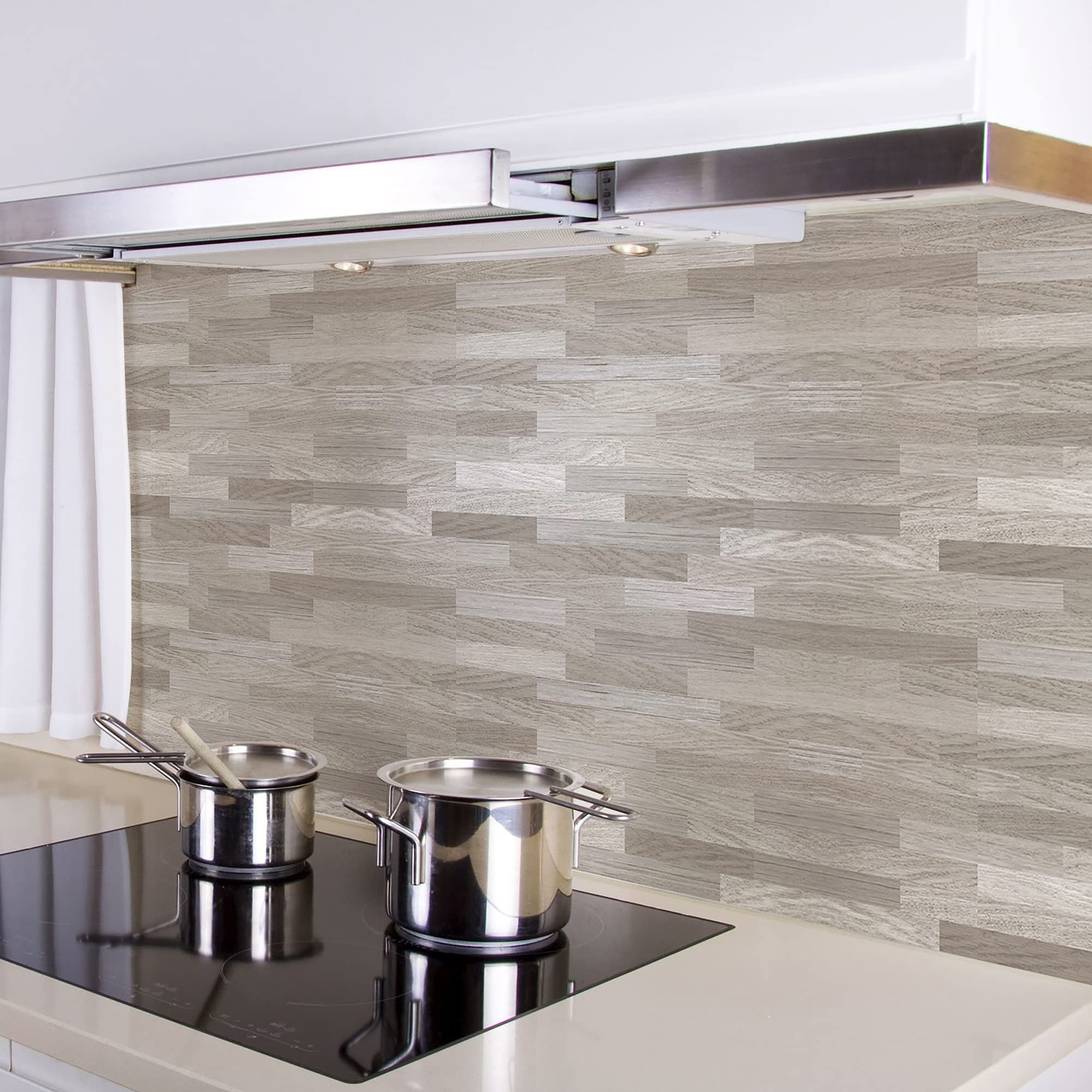 Wall Sticker Kitchen Wall Sticker Texture Birch 180_x_60_cm 100% Made in Italy with Non-Toxic, Fireproof and Water Resistant Ink