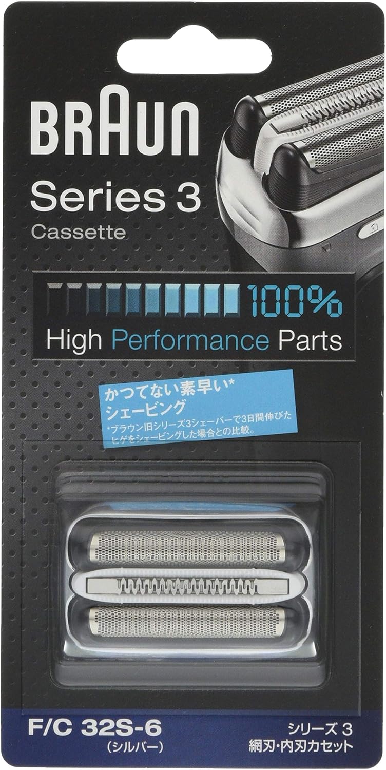 Amazon ブラウン シェーバー替刃 シリーズ3用 シルバー F C32s 6 正規品 ブラウン Braun メンズシェーバー替刃