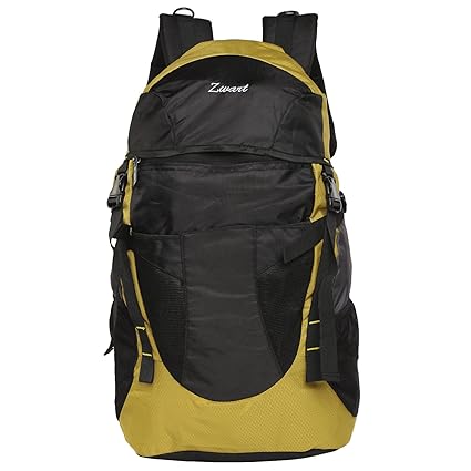 Zwart 32 Ltrs Khaki School Backpack (RHOMROV-Mustard)