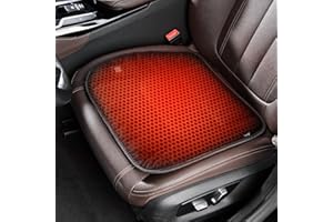 FLORICH Winter Seat Cushion Comfortable Furry Seat Cushion in Winter Soft Seat Cover Skin-Friendly Seat Protector Universal for Car Seat Driving, Office Chair, Home, Black, 1PCS