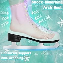 SMOOJOY Figure Skates for Women and Men Classic Ice