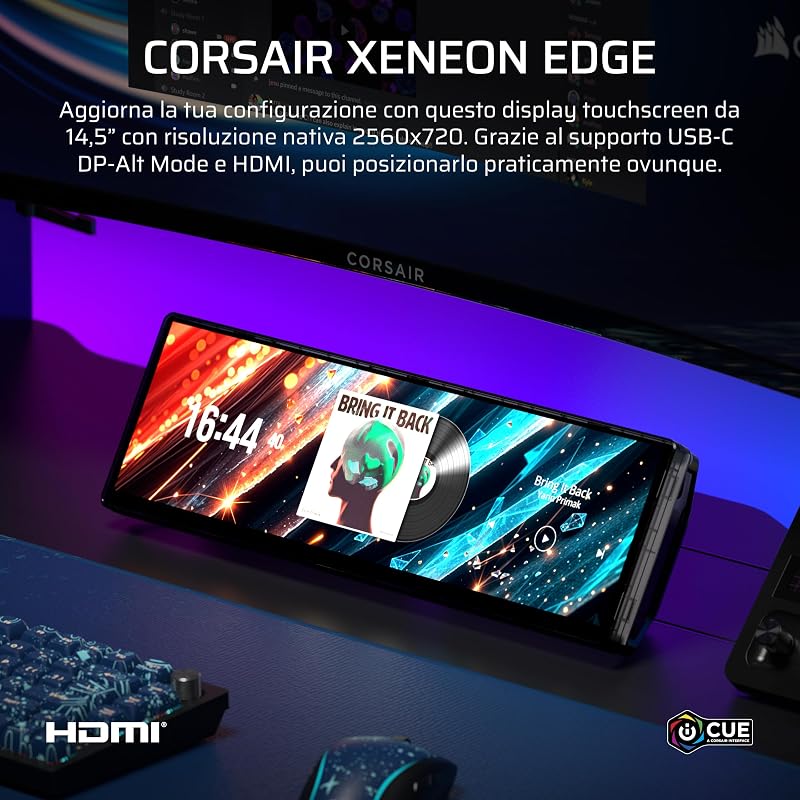 XENEON EDGE da 14,5" Touchscreen LCD – Fumo
