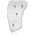 Lenwen Stainless 4 Wheel Baseball Umpire Clicker Indicator Gear Practical Baseball Counter Clicker for Scorekeeper Recording Outs and Innings Balls