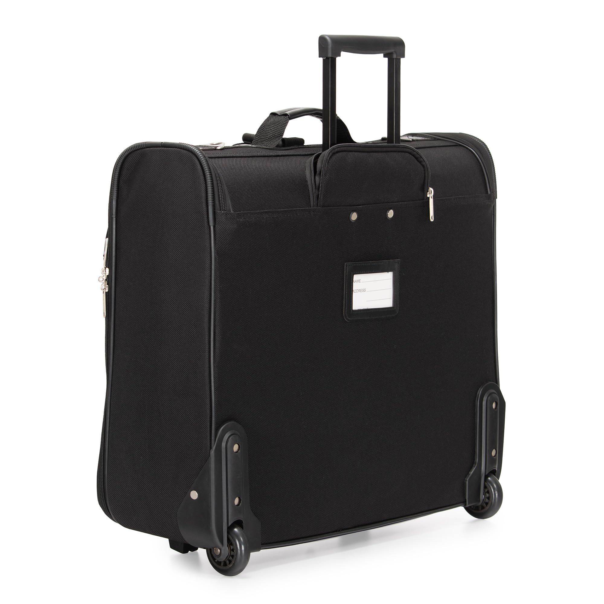 Travel Select Amsterdam Business Rolling Garment Bag, Softside Expandable Rolling 2-Wheeled Suit Carrier, Navy, One Size