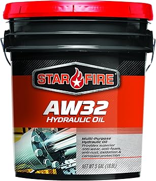 Amazon Com Starfire Premium Lubricants Aw 32 Hydraulic Oil 5 Gallon Pail Automotive