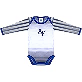 Creative Knitwear College Baby Striped Long Sleeve Bodysuit - Team Logo, Multiple Colors, Unisex (0-12 Months)