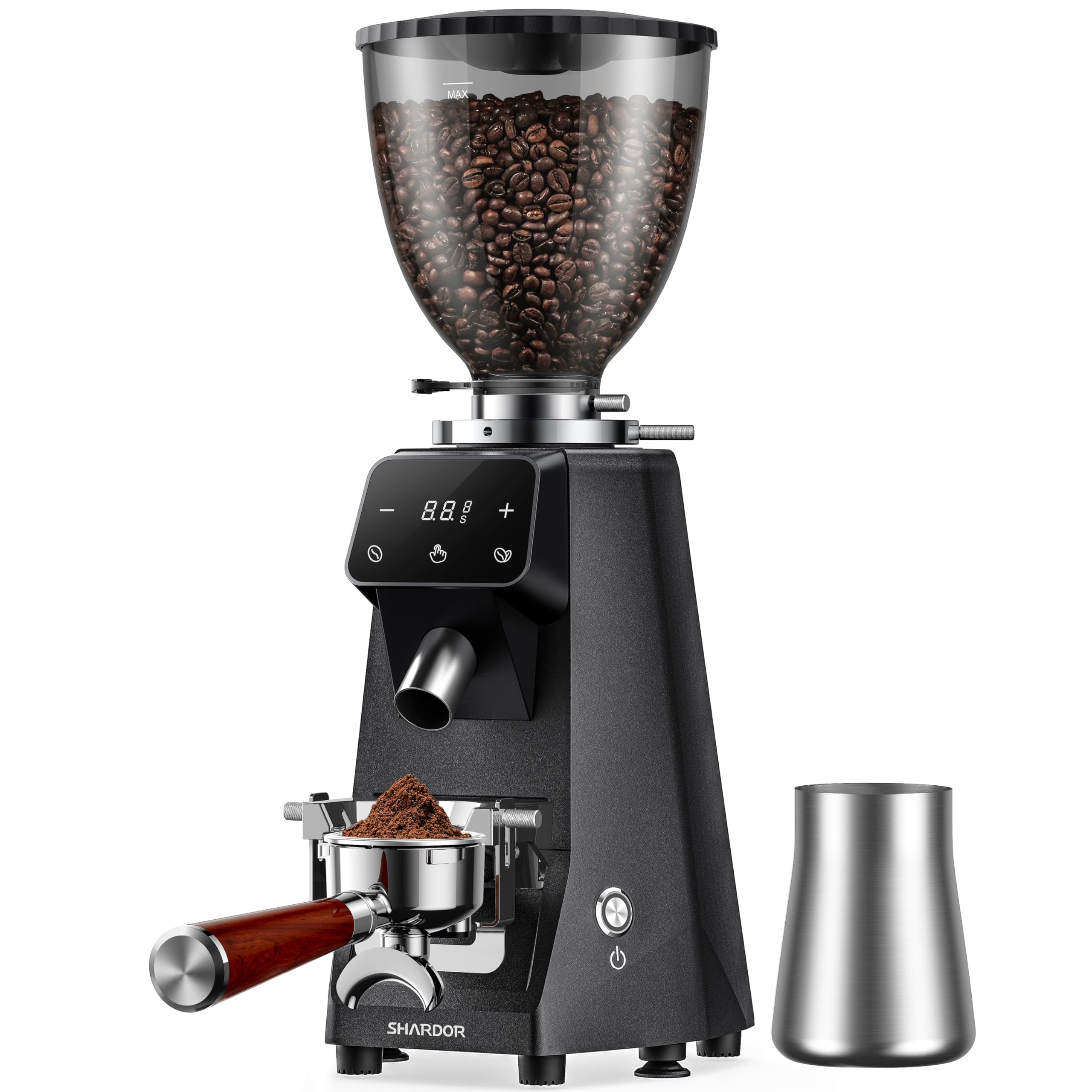 Photo 1 of SHARDOR 64mm Burr Coffee Grinder, Electric Espresso Coffee Grinders for Home Use with Commercial-Grade Precision, 100 Grind Settings, Die-Cast Aluminum Housing, 17.6oz Hopper, Anti-Static Technology